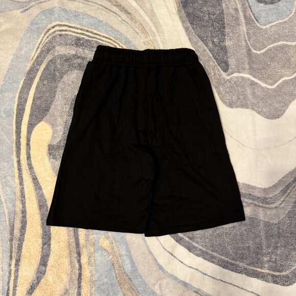 Palm Angels Green Logo Black Shorts Mens Large - Picture 3 of 3